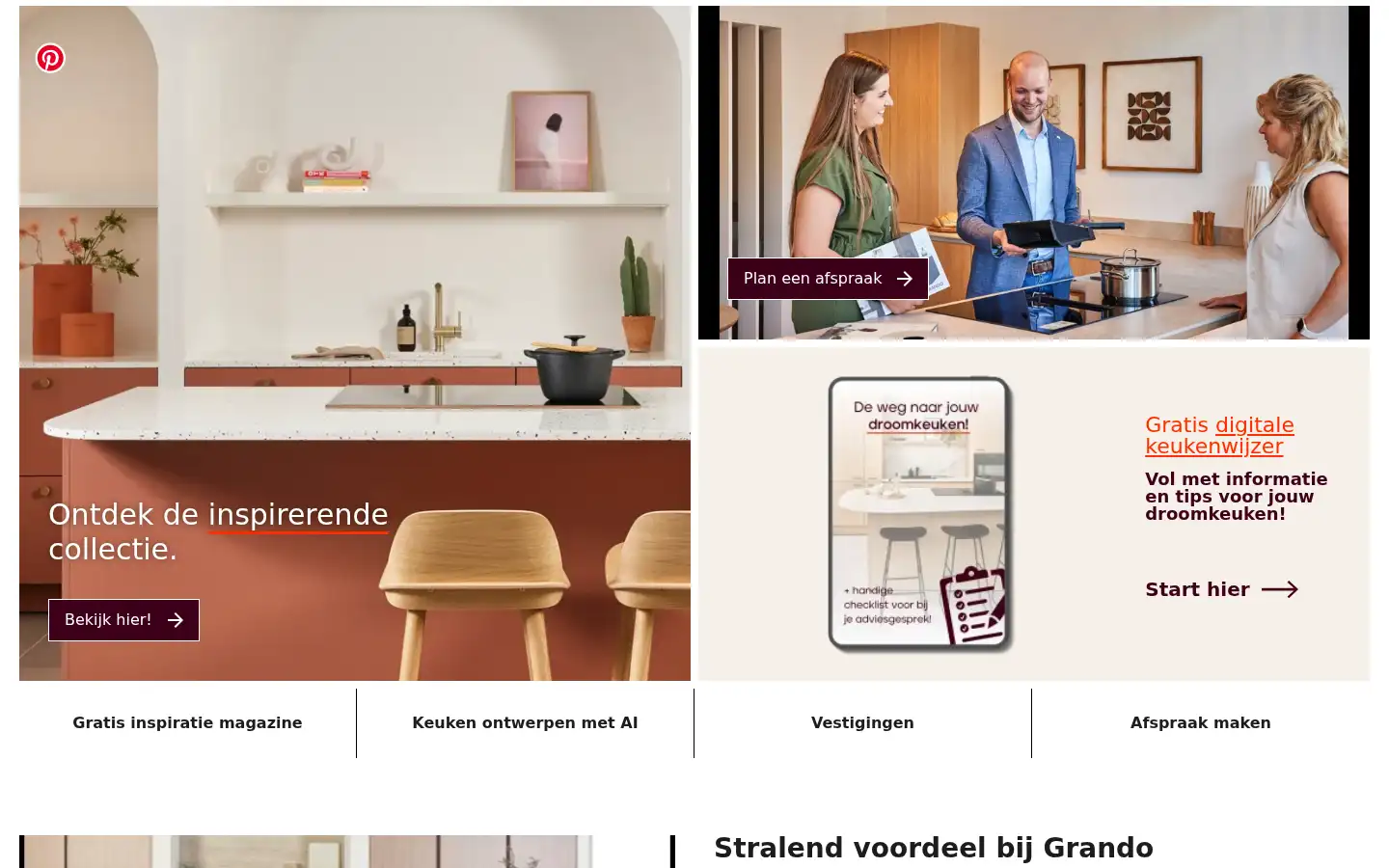 Screenshot of grando.nl