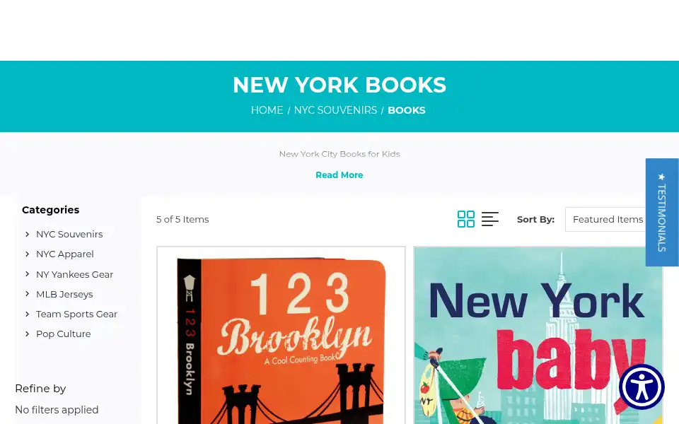 Screenshot of grandslamnewyork.com