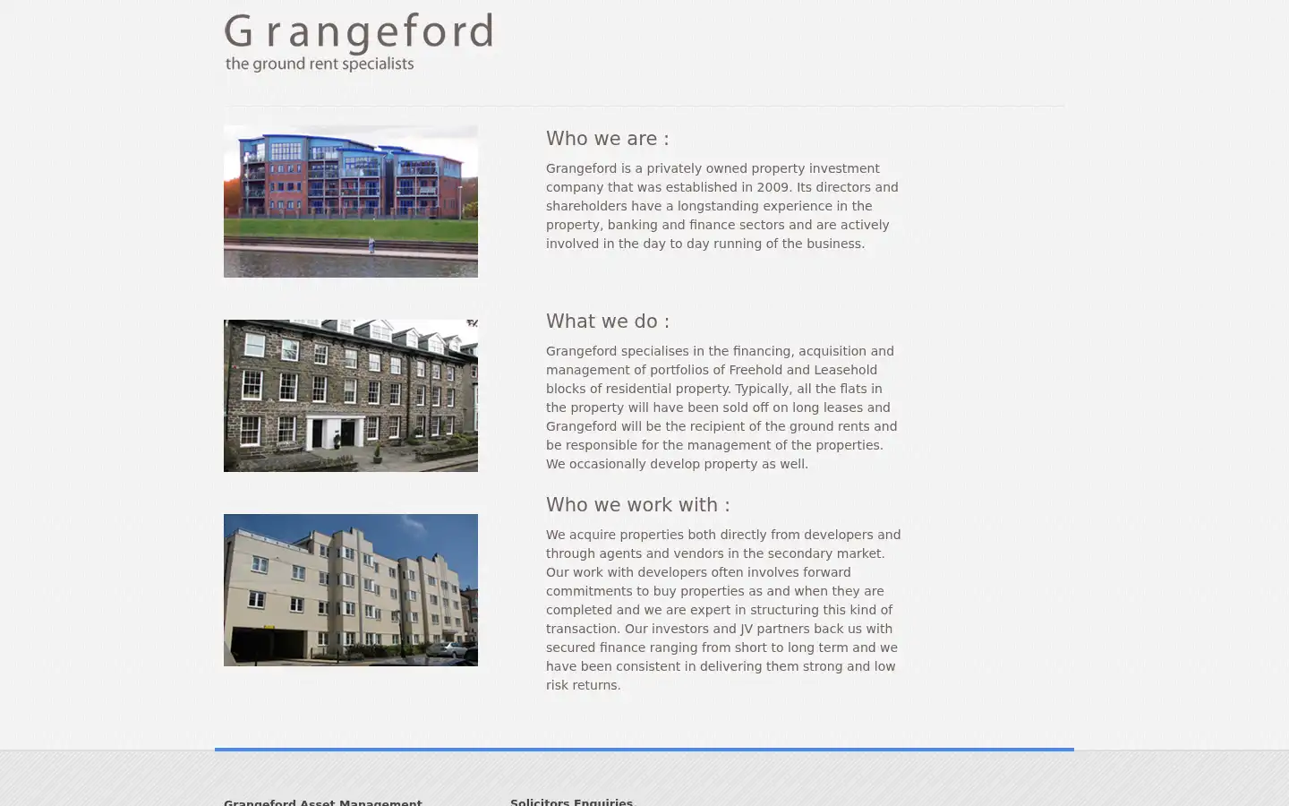 Screenshot of grangeford.com