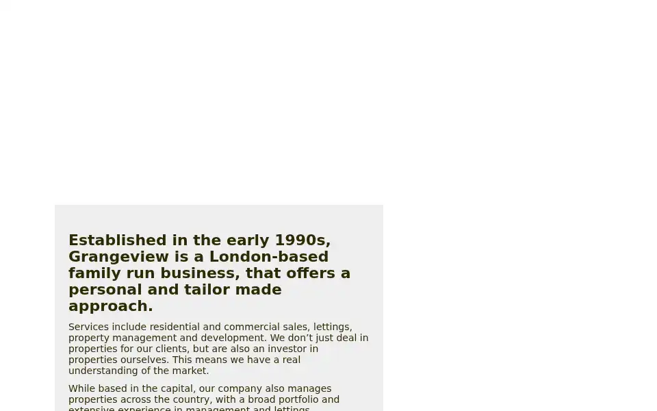 Screenshot of grangeview.com