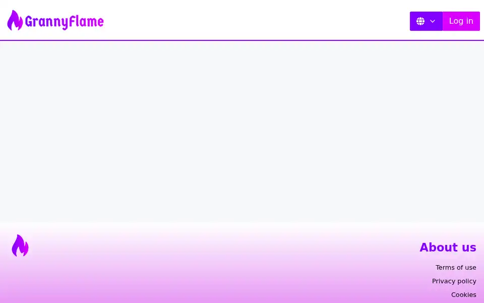 Screenshot of grannyflame.com