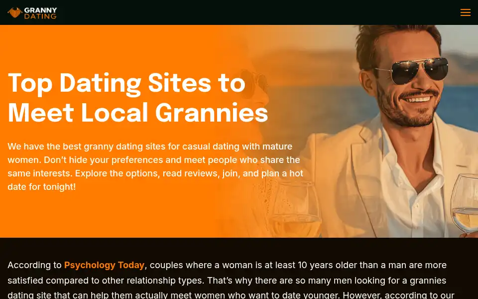 Screenshot of grannysites.org
