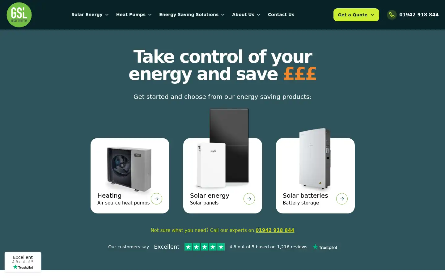 Screenshot of grant-store.com