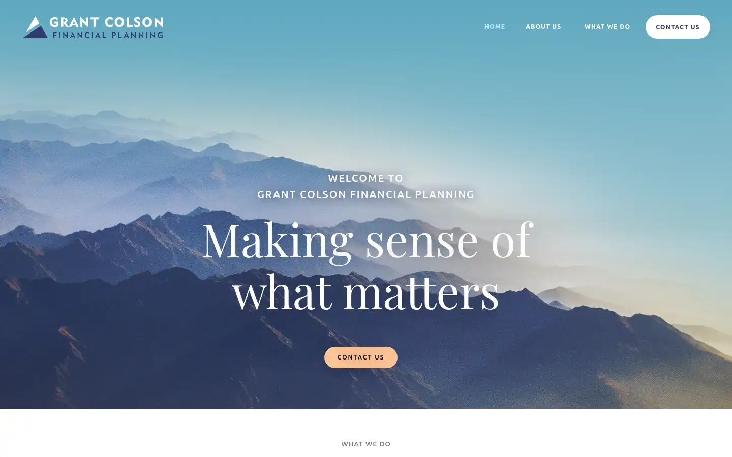 Screenshot of grantcolson.co.uk