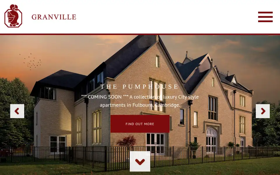 Screenshot of granville.co.uk
