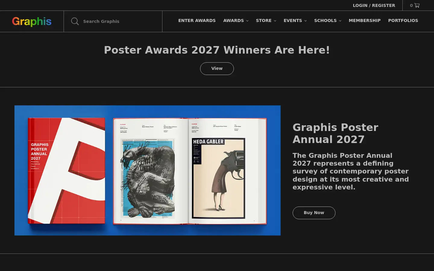 Screenshot of graphis.com
