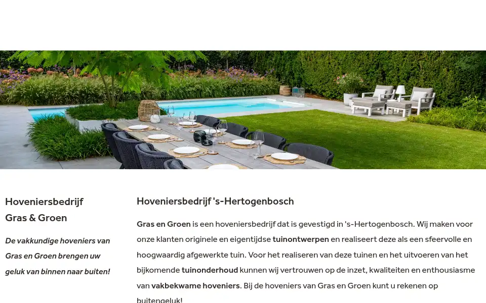 Screenshot of grasengroen.nl