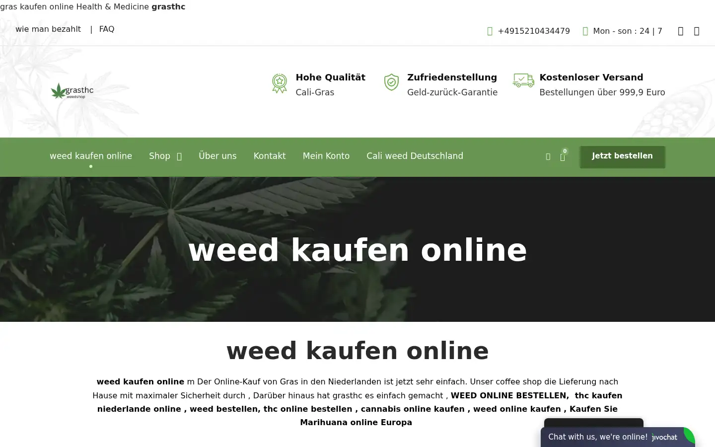 Screenshot of grasthc.com