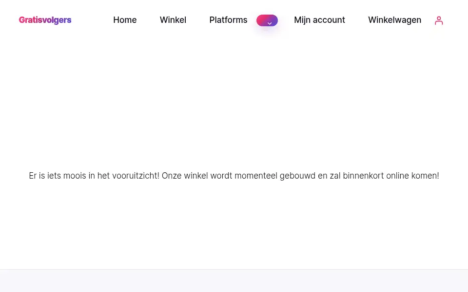 Screenshot of gratisvolgers.nl