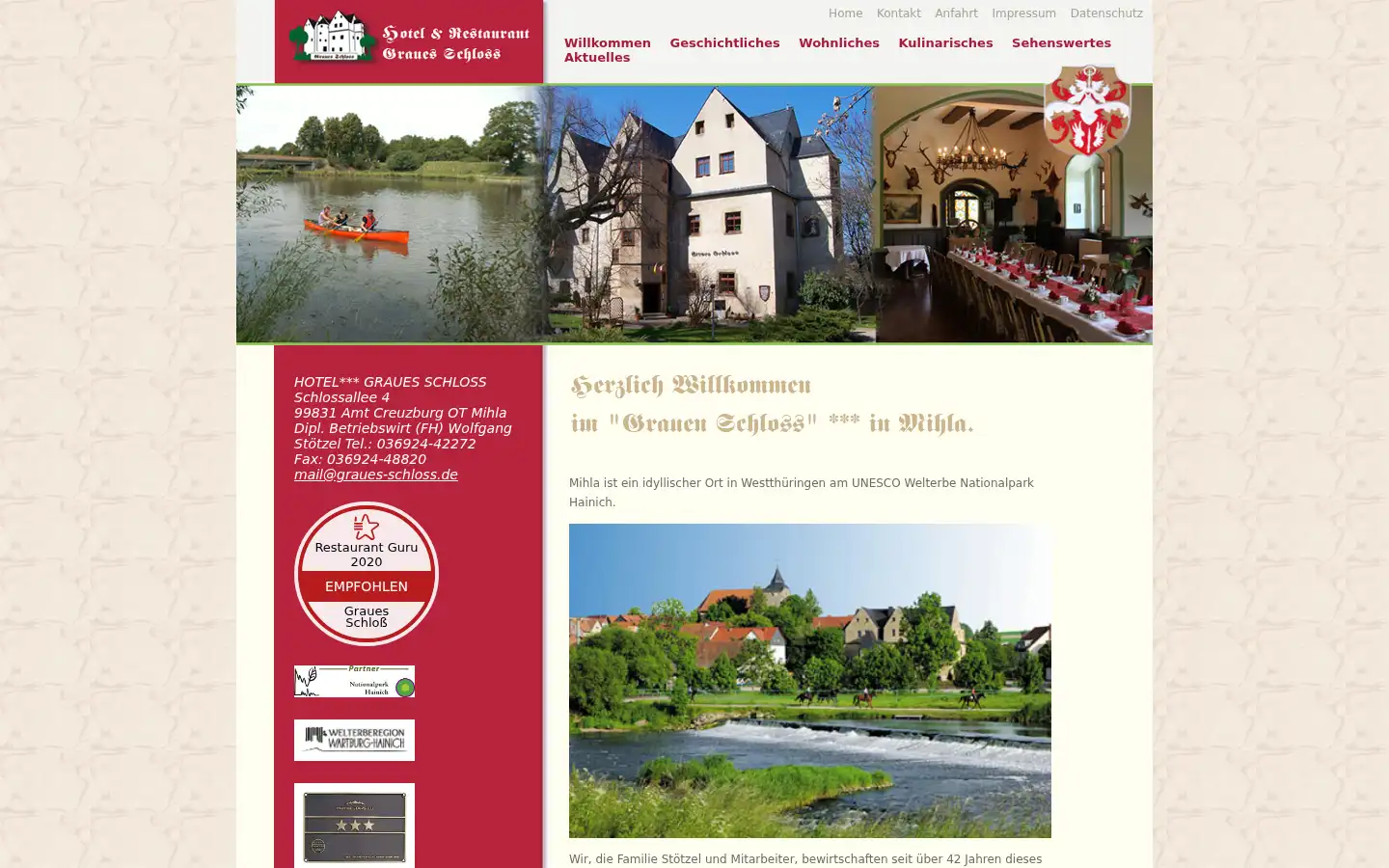 Screenshot of graues-schloss.de