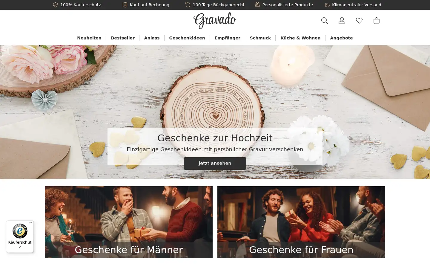 Screenshot of gravado.ch