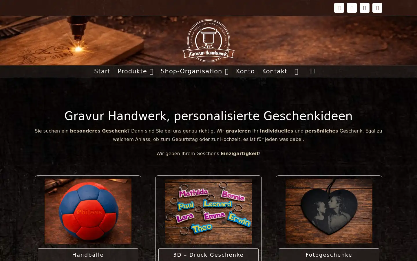 Screenshot of gravur-handwerk.de