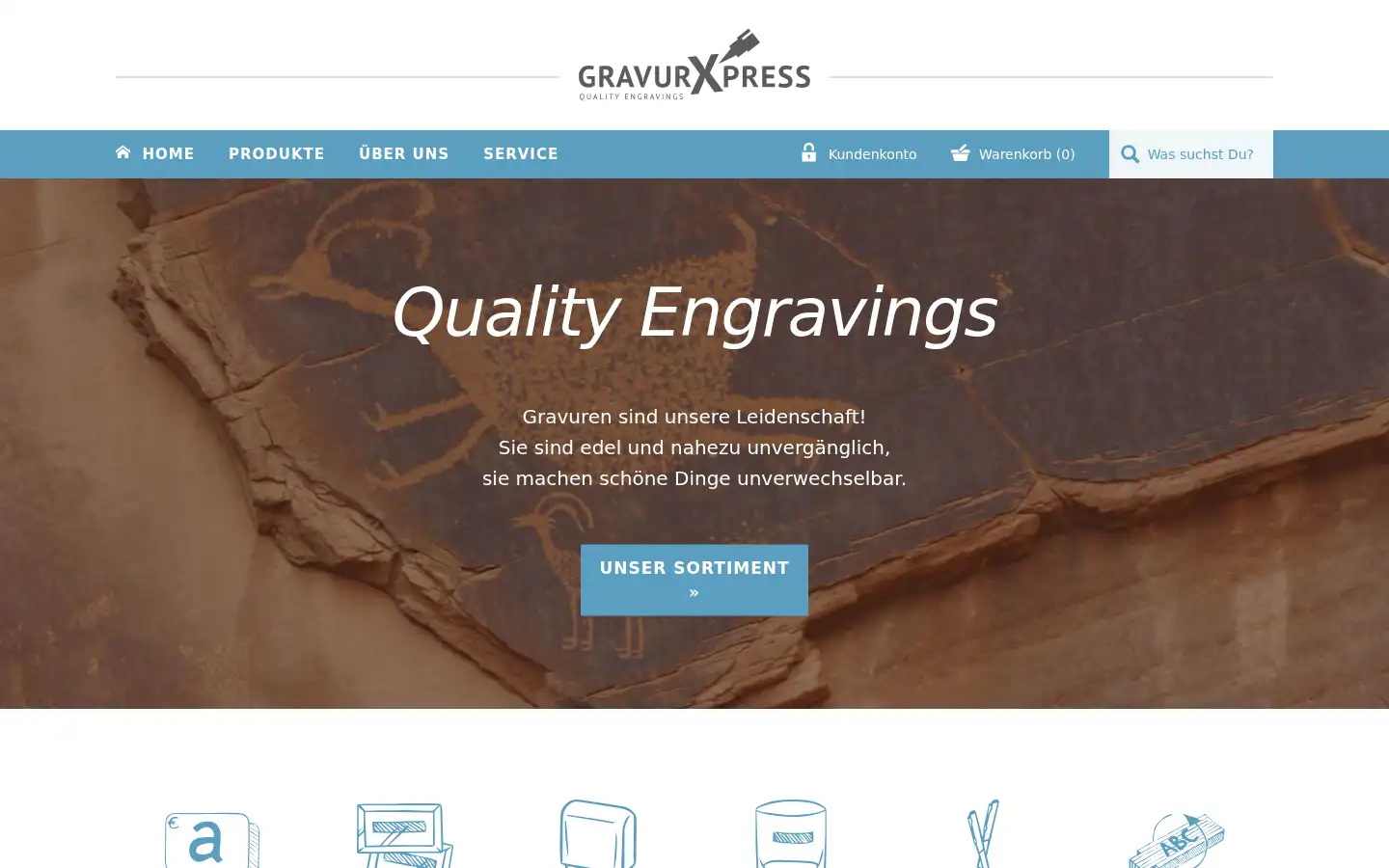 Screenshot of gravurxpress.de