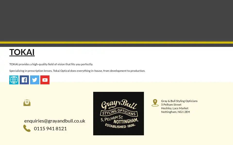 Screenshot of grayandbull.co.uk