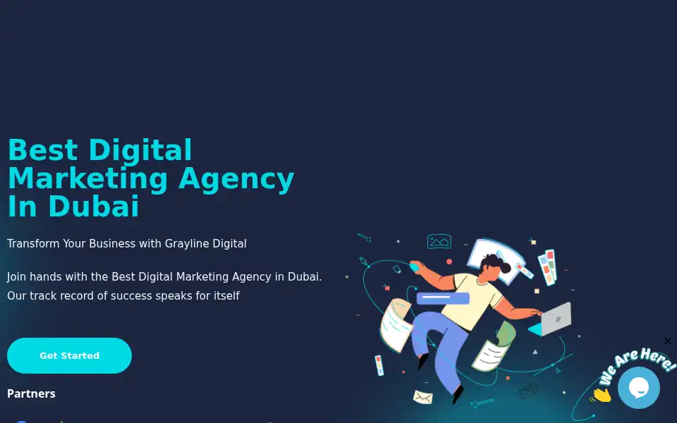 Screenshot of graylinedigital.com