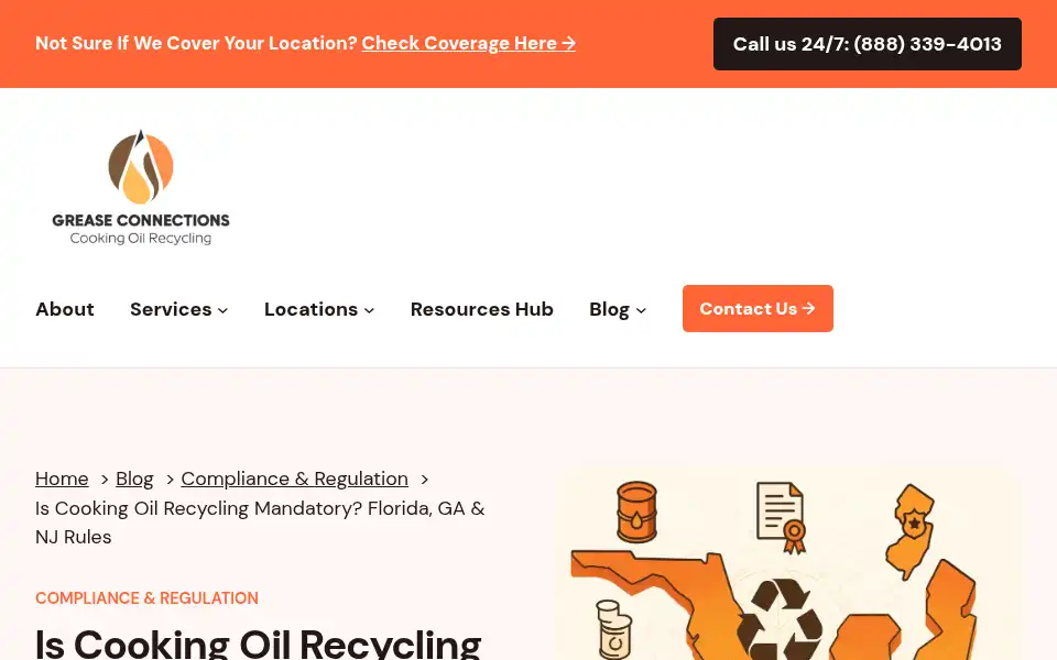 Screenshot of greaseconnections.com
