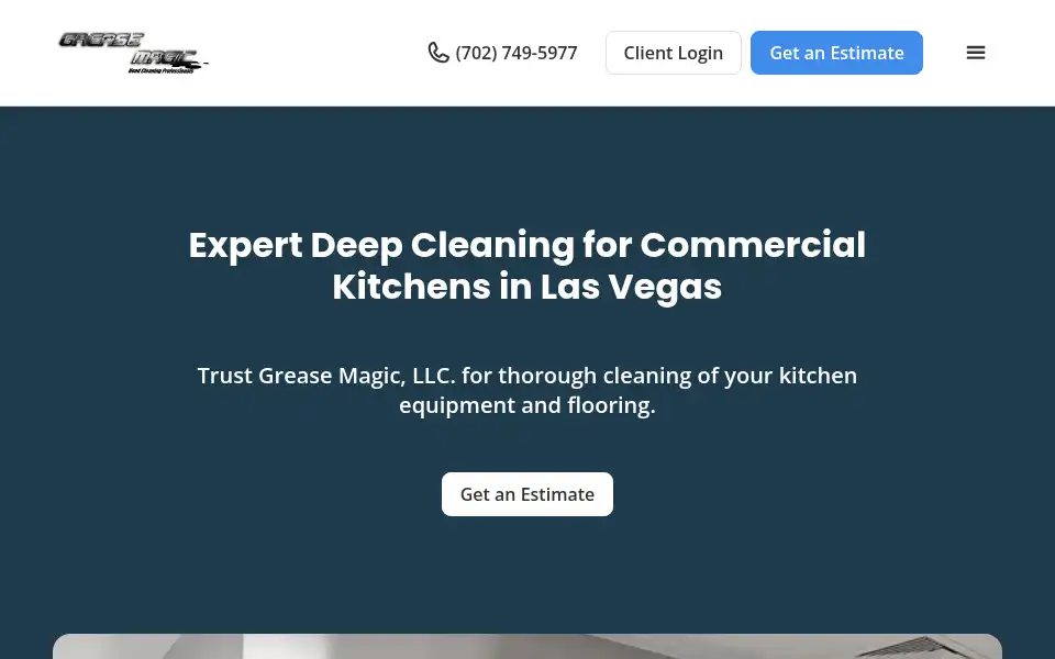 Screenshot of greasemagicinc.com