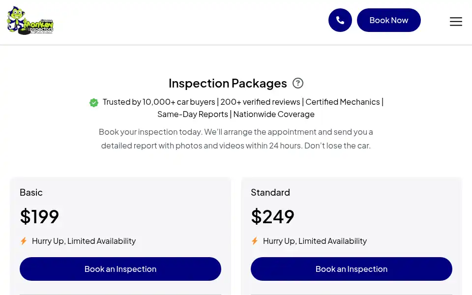 Screenshot of greasemonkeyinspectors.com.au