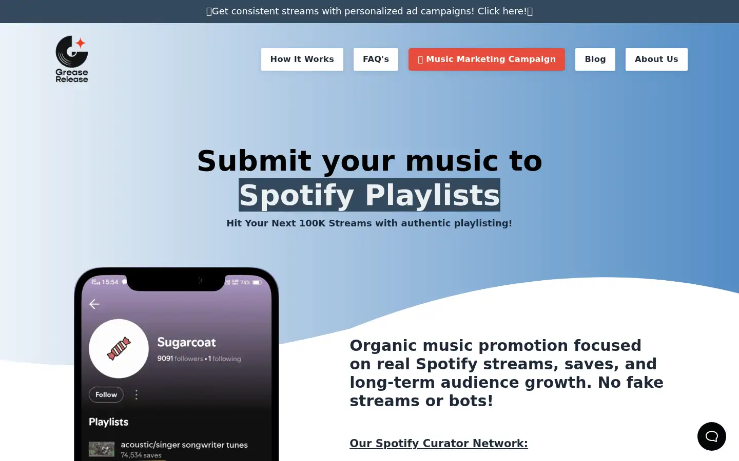 Screenshot of greaserelease.co