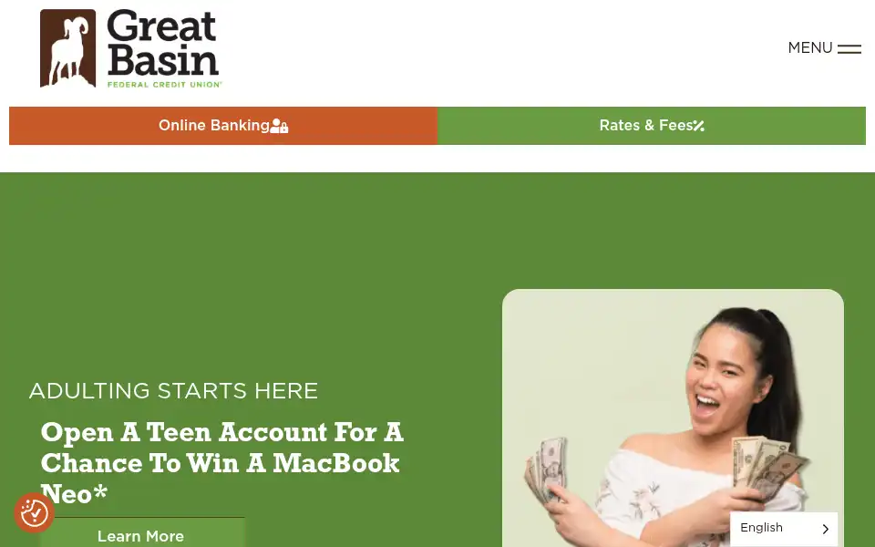 Screenshot of greatbasin.org