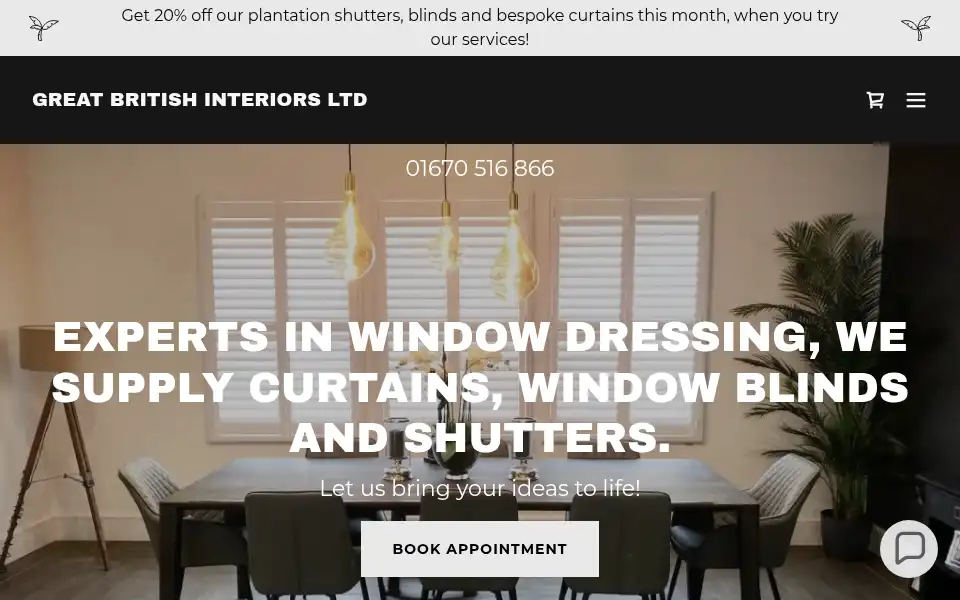 Screenshot of greatbritishinteriors.com