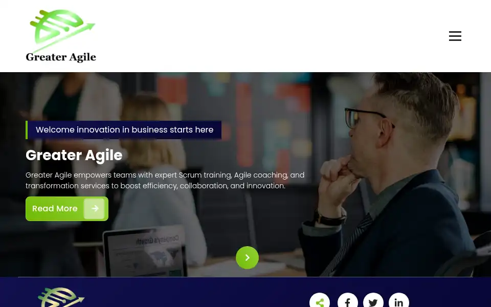 Screenshot of greateragile.com