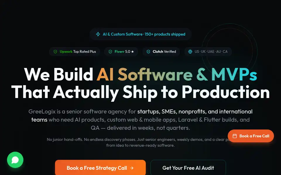 Screenshot of greelogix.com