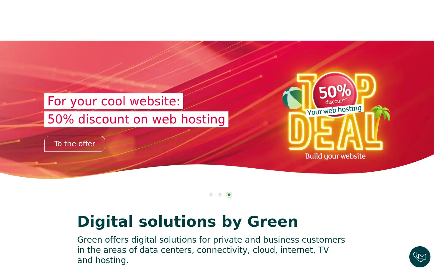 Screenshot of green.ch