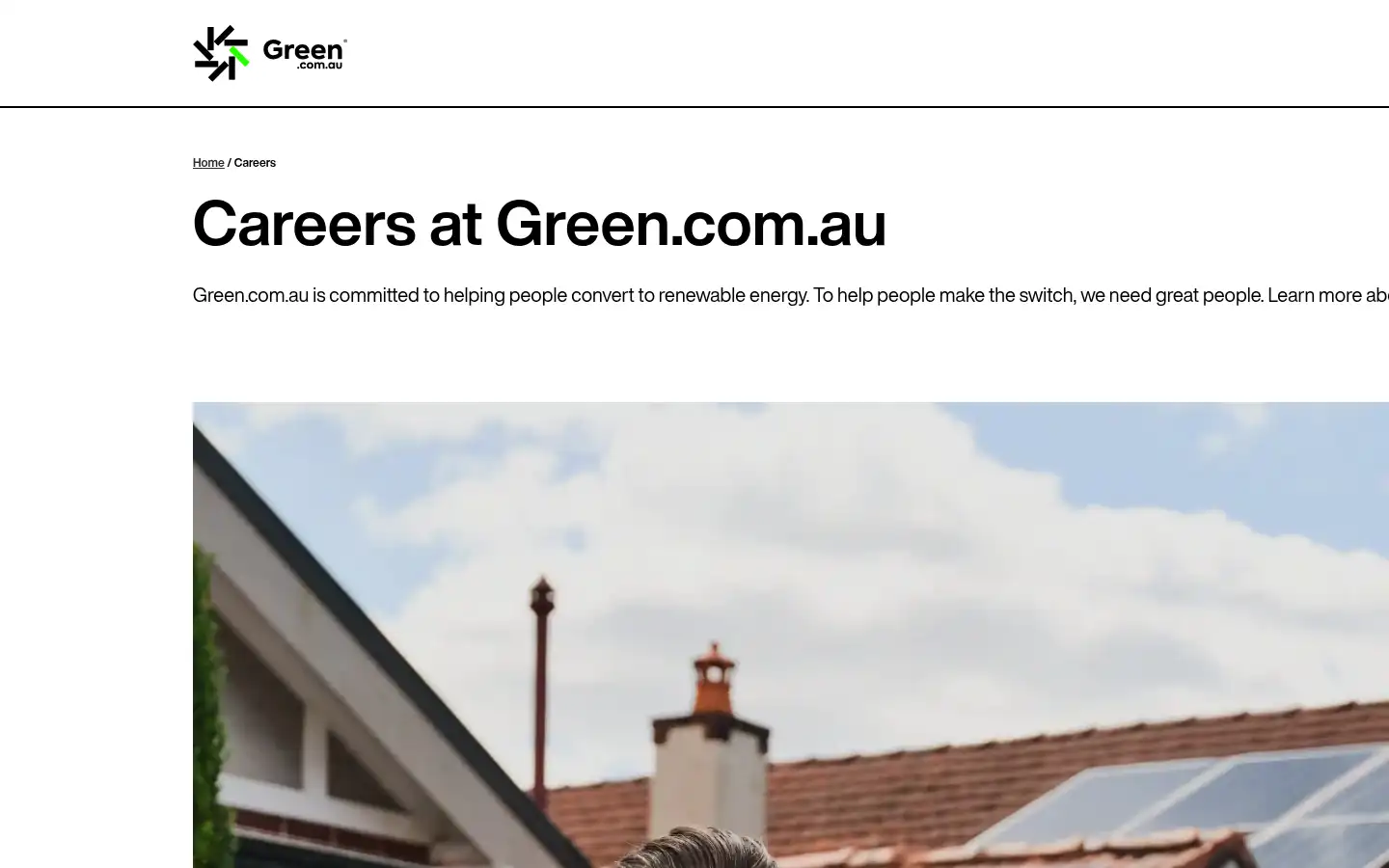 Screenshot of green.com.au