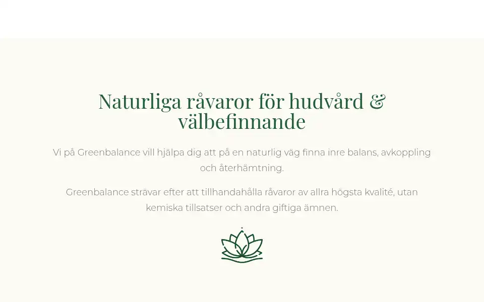 Screenshot of greenbalance.se