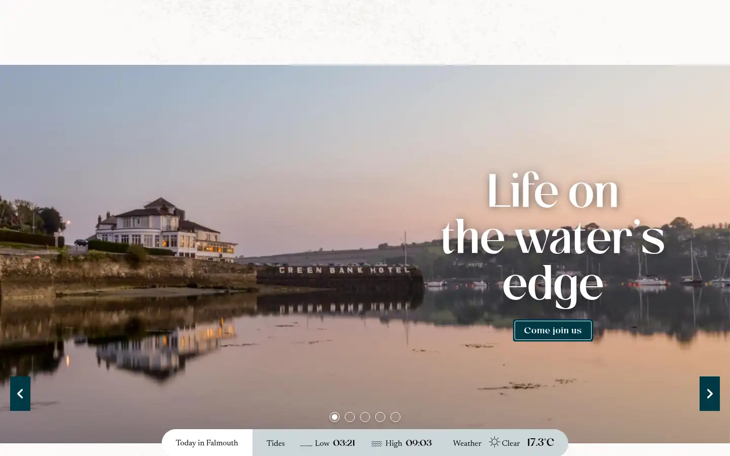 Screenshot of greenbank-hotel.co.uk