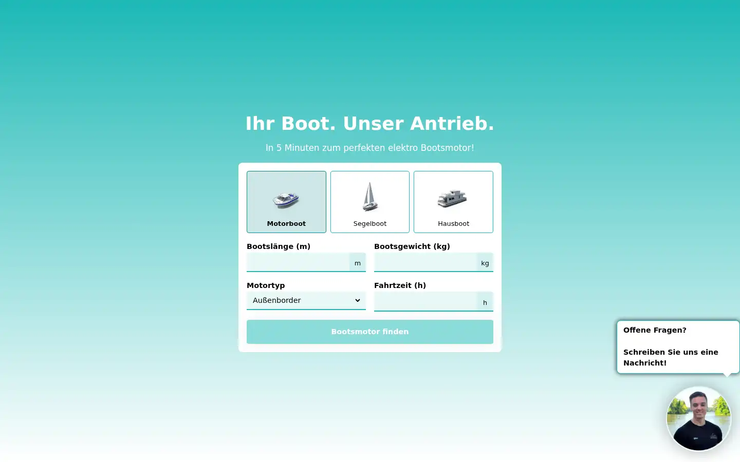 Screenshot of greenboatsolutions.de
