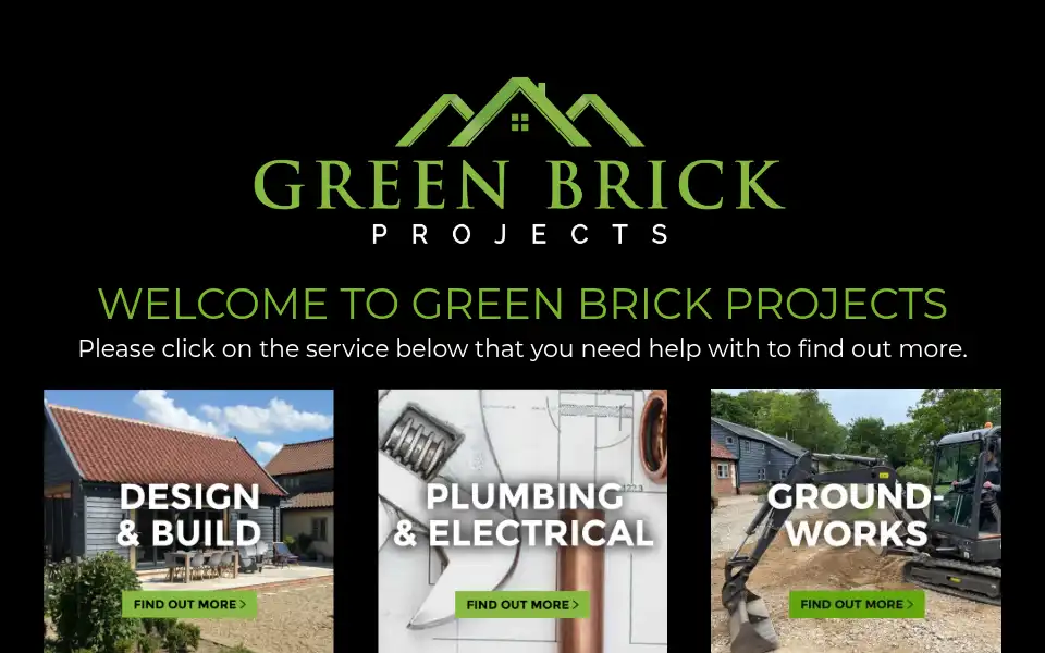 Screenshot of greenbrickprojects.co.uk