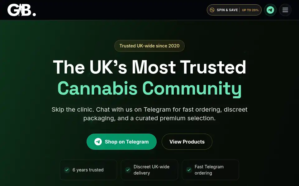 Screenshot of greenbritain.shop