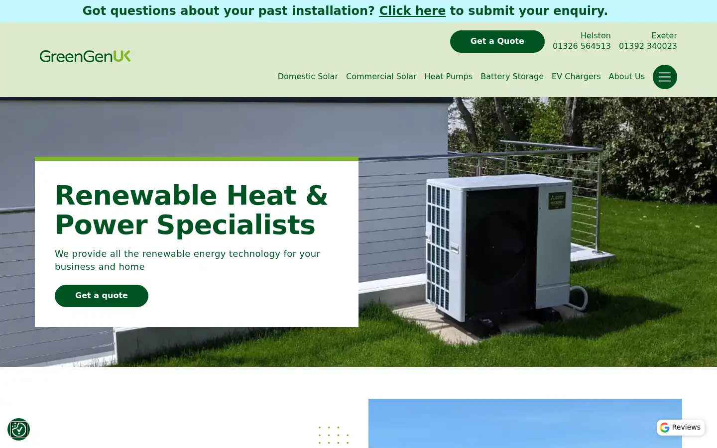 Screenshot of greengenuk.com