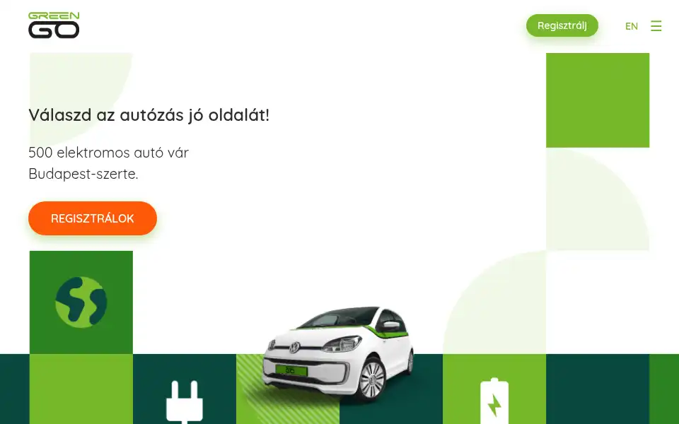 Screenshot of greengo.com