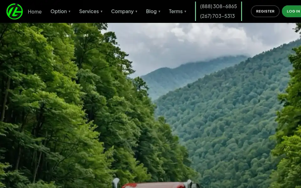 Screenshot of greengrouplogistics.com
