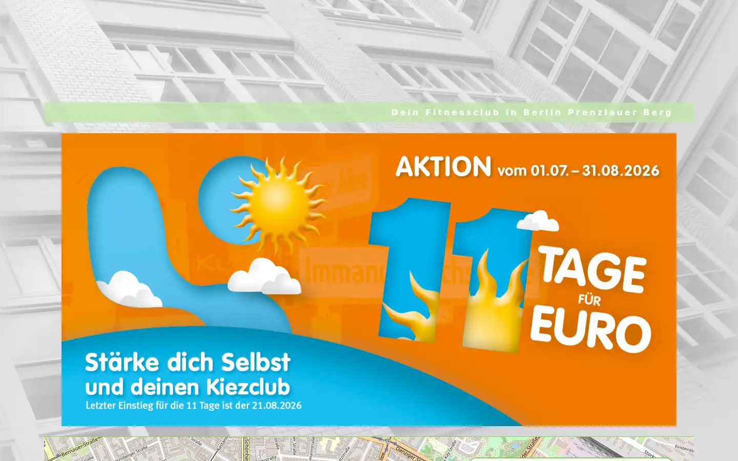 Screenshot of greengymberlin.de
