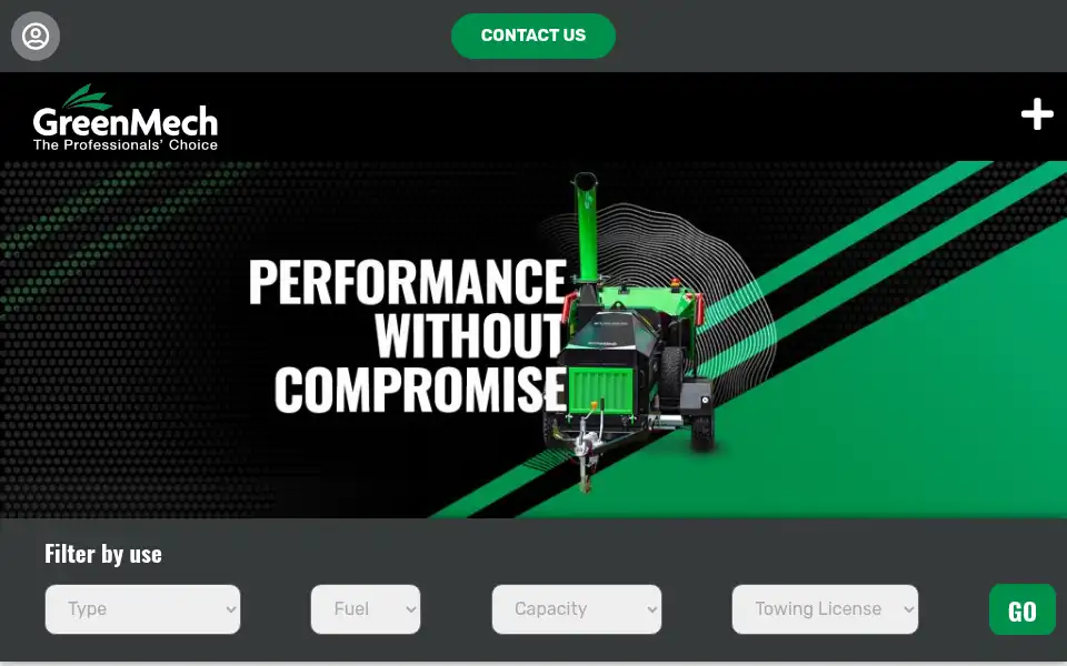 Screenshot of greenmech.co.uk