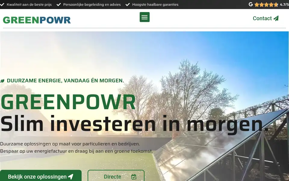 Screenshot of greenpowr.be