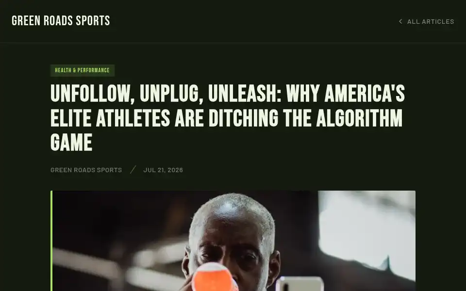 Screenshot of greenroadsworld.com