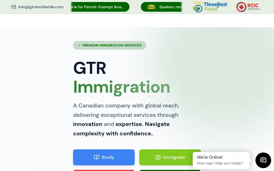 Screenshot of greentechresources.ca