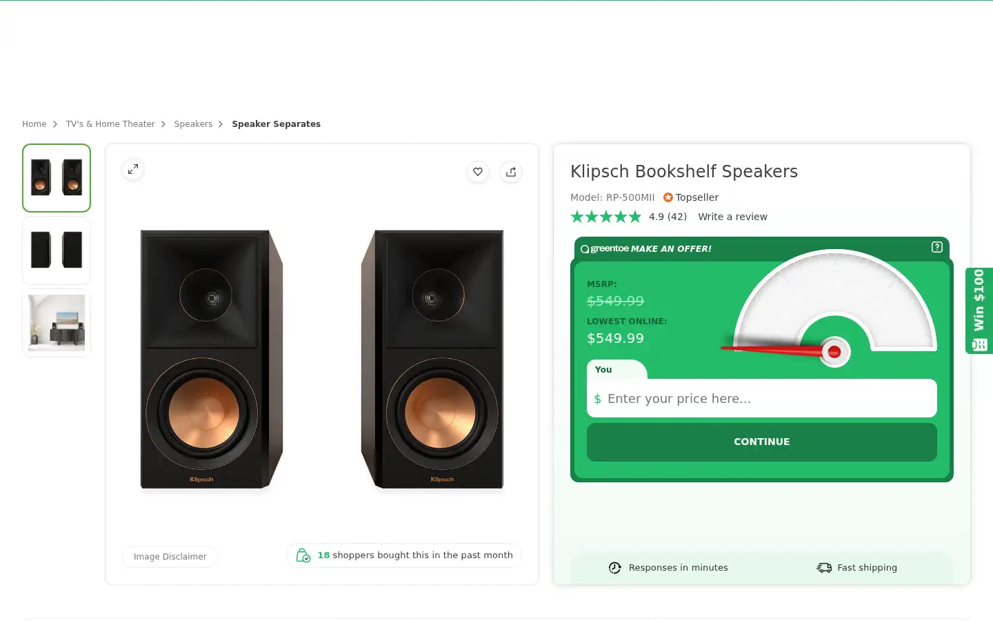 Screenshot of greentoe.com