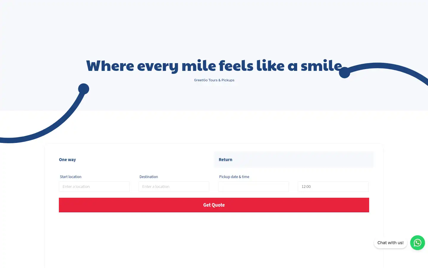 Screenshot of greetgopickups.com