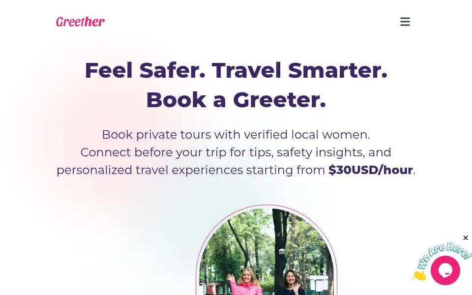 Screenshot of greether.com