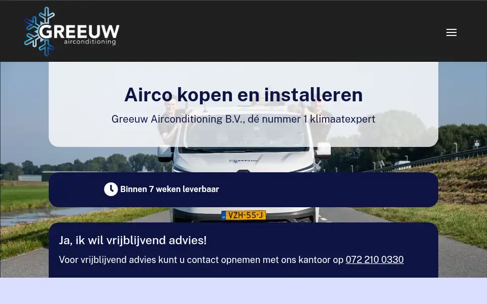Screenshot of greeuw.nl