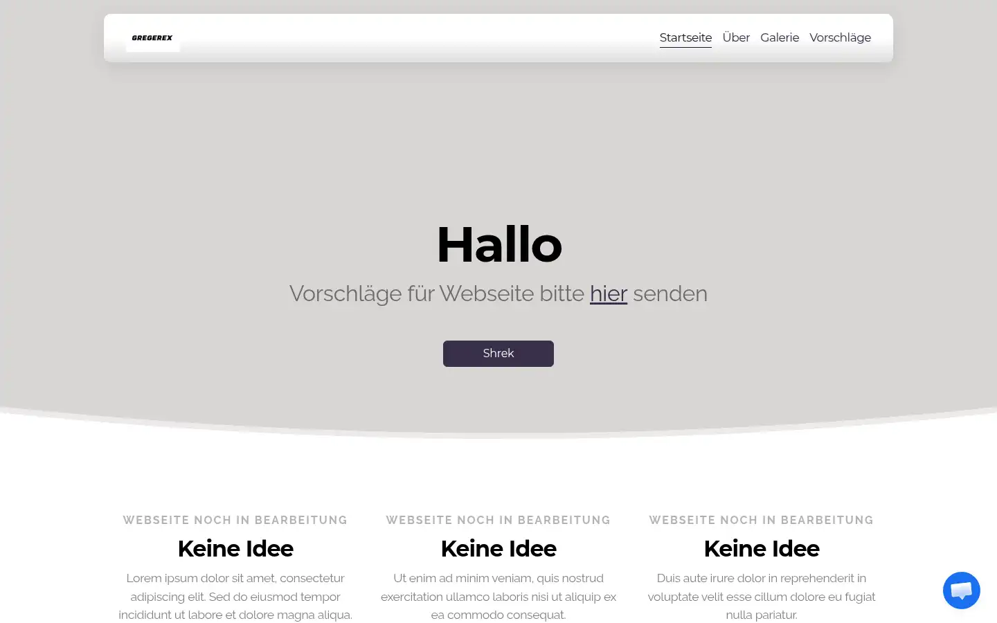 Screenshot of gregerex.com