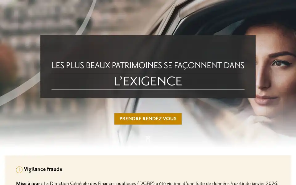 Screenshot of gresham-banque-privee.fr