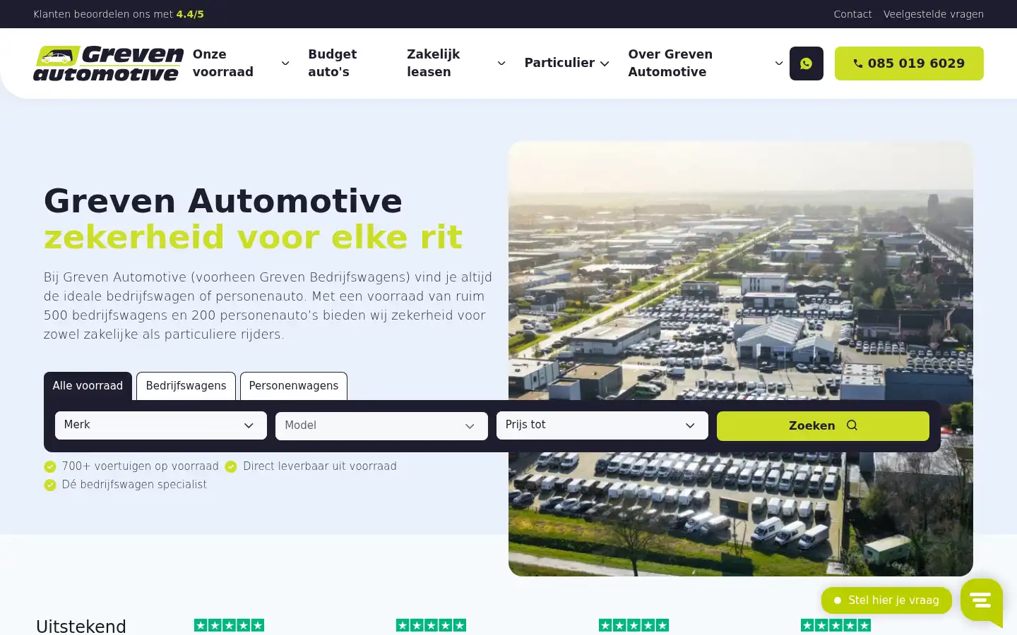 Screenshot of grevenautomotive.nl