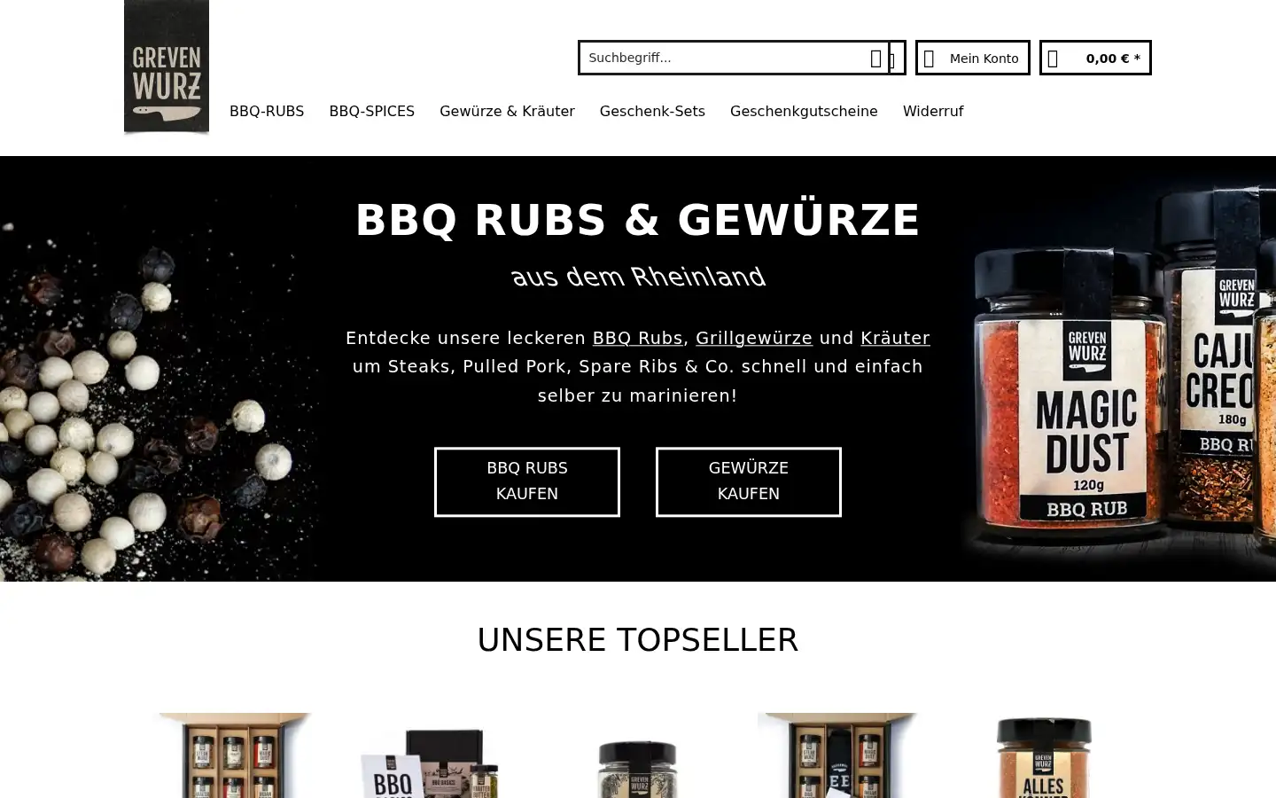 Screenshot of grevenwurz.de